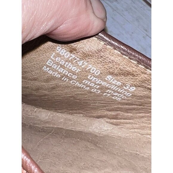 DANSKO Womens Clogs Shoes Brown Leather Slip On Low Heels SZ 39 - Picture 16 of 16